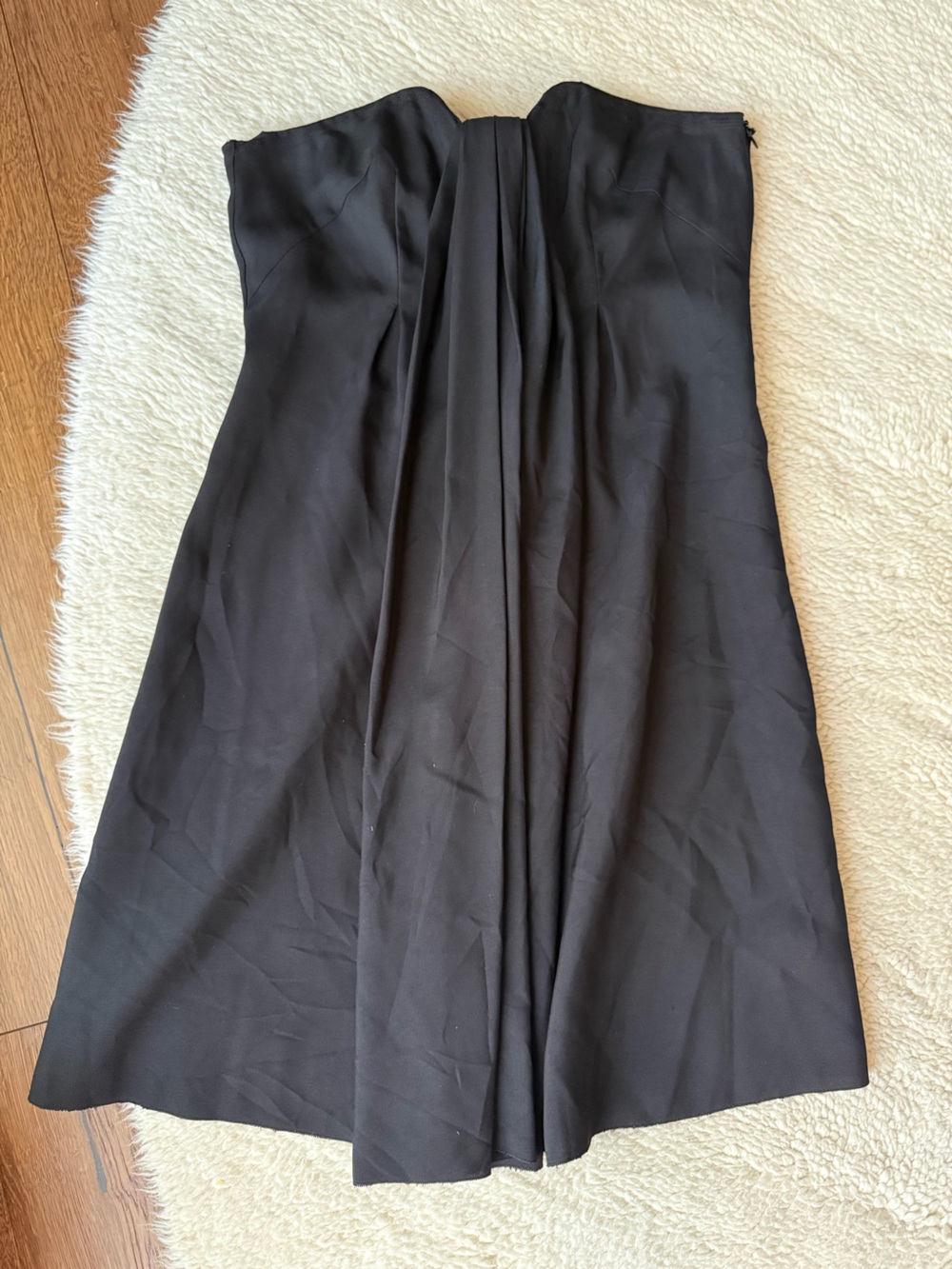 Prada strapless dress with built in corset size 10